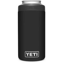 Yeti Rambler 16 Oz Colster Tall Can Insulator -Hiking Camping Store 191418 New Colster Family Launch 1H 2020 Dealer Images Black Colster Tall Front 2400x400 1