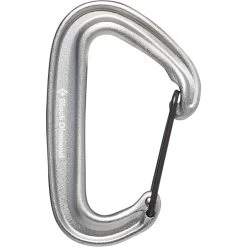 Black Diamond MiniWire Carabiner 17 Black Diamond MiniWire Carabiner -Hiking Camping Store 210235 1004 MINIWIRE CARABINER LIGHT GRAY 01