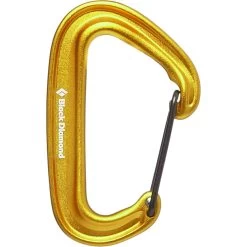 Black Diamond MiniWire Carabiner 23 Black Diamond MiniWire Carabiner -Hiking Camping Store 210235 7003 MINIWIRE CARABINER YELLOW 01