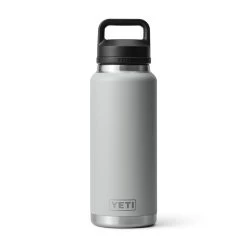 Yeti Rambler 36 Oz Bottle With Chug Cap -Hiking Camping Store Drinkware BottleChug 36oz GraniteGray Studio PrimaryB