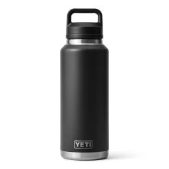 Yeti Rambler 46 Oz Bottle -Hiking Camping Store Drinkware BottleChug 46oz Black Studio PrimaryB
