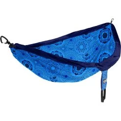 DoubleNest Print Hammock -Hiking Camping Store ENO DoubleNest Print Mantra Blue