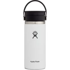 Hydro Flask 16 Oz Coffee With Flex Sip Lid -Hiking Camping Store Hydro Flask 16 oz Wide Mouth Flex Sip White c5447b9e 6bb9 43b3 85d3 a11d93fba75c 1