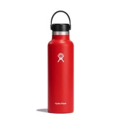 Hydro Flask 21 Oz Standard Mouth Water Bottle -Hiking Camping Store S21SX612 Goji StraightOn