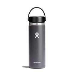 Hydro Flask 20 Oz Wide Mouth Water Bottle 13 Hydro Flask 20 Oz Wide Mouth Water Bottle -Hiking Camping Store W20BTS010 Stone StraightOn