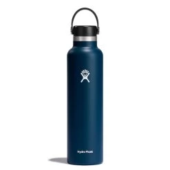 Hydro Flask 24 Oz Standard Mouth Water Bottle 25 Hydro Flask 24 Oz Standard Mouth Water Bottle -Hiking Camping Store s24sx464 indigo straighton 1