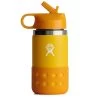 Hydro Flask 12 Oz Kids Wide Mouth Bottle -Hiking Camping Store w12bswbb canary