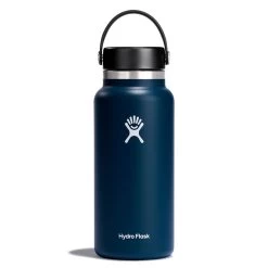 Hydro Flask 32 Oz Wide Mouth Water Bottle 22 Hydro Flask 32 Oz Wide Mouth Water Bottle -Hiking Camping Store w32bts464 indigo straighton 2